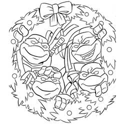 Disegno da colorare: tartarughe Ninja (Supereroe) #75495 - Pagine da Colorare Stampabili Gratuite