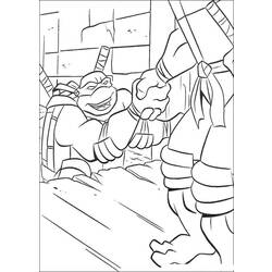 Disegno da colorare: tartarughe Ninja (Supereroe) #75502 - Pagine da Colorare Stampabili Gratuite