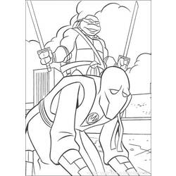 Disegno da colorare: tartarughe Ninja (Supereroe) #75543 - Pagine da Colorare Stampabili Gratuite