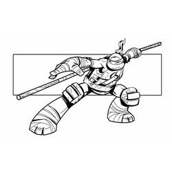 Disegno da colorare: tartarughe Ninja (Supereroe) #75547 - Pagine da Colorare Stampabili Gratuite
