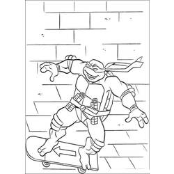 Disegno da colorare: tartarughe Ninja (Supereroe) #75596 - Pagine da Colorare Stampabili Gratuite