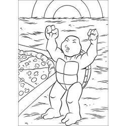 Disegno da colorare: tartarughe Ninja (Supereroe) #75610 - Pagine da Colorare Stampabili Gratuite