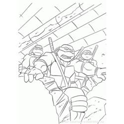 Disegno da colorare: tartarughe Ninja (Supereroe) #75616 - Pagine da Colorare Stampabili Gratuite