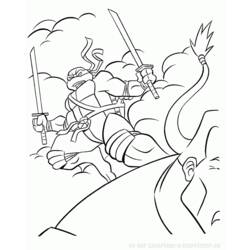 Disegno da colorare: tartarughe Ninja (Supereroe) #75625 - Pagine da Colorare Stampabili Gratuite