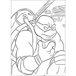 Disegno da colorare: tartarughe Ninja (Supereroe) #75627 - Pagine da Colorare Stampabili Gratuite