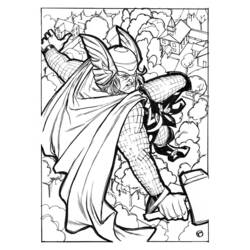 Disegno da colorare: Thor (Supereroe) #75788 - Pagine da Colorare Stampabili Gratuite