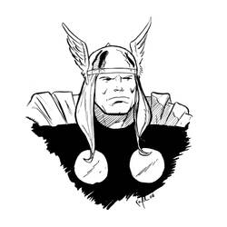 Disegno da colorare: Thor (Supereroe) #75792 - Pagine da Colorare Stampabili Gratuite