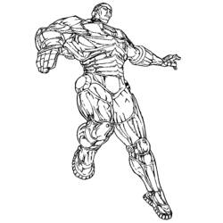 Disegno da colorare: Uomo di ferro (Supereroe) #80564 - Pagine da Colorare Stampabili Gratuite