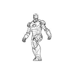 Disegno da colorare: Uomo di ferro (Supereroe) #80566 - Pagine da Colorare Stampabili Gratuite