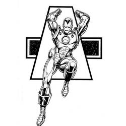 Disegno da colorare: Uomo di ferro (Supereroe) #80714 - Pagine da Colorare Stampabili Gratuite