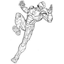 Disegno da colorare: Uomo di ferro (Supereroe) #80717 - Pagine da Colorare Stampabili Gratuite