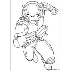 Disegno da colorare: Uomo formica (Supereroe) #77670 - Pagine da Colorare Stampabili Gratuite
