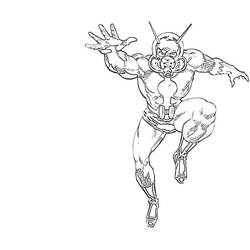 Disegno da colorare: Uomo formica (Supereroe) #77681 - Pagine da Colorare Stampabili Gratuite