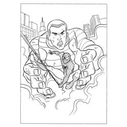 Disegno da colorare: Uomo Ragno (Supereroe) #78672 - Pagine da Colorare Stampabili Gratuite