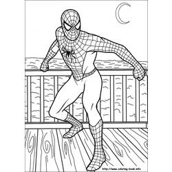 Disegno da colorare: Uomo Ragno (Supereroe) #78974 - Pagine da Colorare Stampabili Gratuite