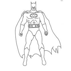 Disegni da colorare: Batman - Pagine da Colorare Stampabili Gratuite