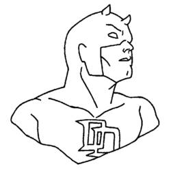 Disegno da colorare: Daredevil (Supereroi e Supercattivi) #78208 - Pagine da Colorare Stampabili Gratuite