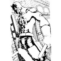 Disegno da colorare: Daredevil (Supereroi e Supercattivi) #78212 - Pagine da Colorare Stampabili Gratuite