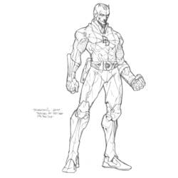Disegni da colorare: Daredevil - Pagine da Colorare Stampabili Gratuite