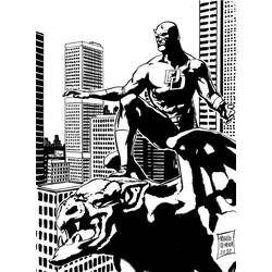 Disegno da colorare: Daredevil (Supereroi e Supercattivi) #78232 - Pagine da Colorare Stampabili Gratuite