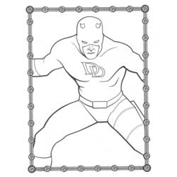 Disegno da colorare: Daredevil (Supereroi e Supercattivi) #78233 - Pagine da Colorare Stampabili Gratuite