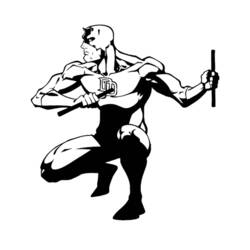 Disegno da colorare: Daredevil (Supereroi e Supercattivi) #78236 - Pagine da Colorare Stampabili Gratuite