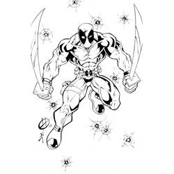 Disegno da colorare: Deadpool (Supereroi e Supercattivi) #82827 - Pagine da Colorare Stampabili Gratuite