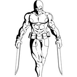 Disegno da colorare: Deadpool (Supereroi e Supercattivi) #82843 - Pagine da Colorare Stampabili Gratuite