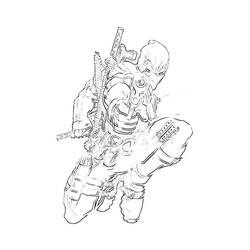 Disegno da colorare: Deadpool (Supereroi e Supercattivi) #82844 - Pagine da Colorare Stampabili Gratuite