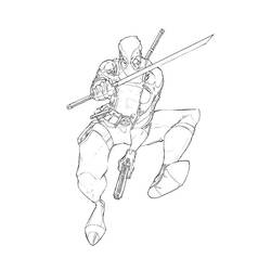Disegno da colorare: Deadpool (Supereroi e Supercattivi) #82883 - Pagine da Colorare Stampabili Gratuite
