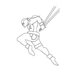 Disegno da colorare: Deadpool (Supereroi e Supercattivi) #82884 - Pagine da Colorare Stampabili Gratuite