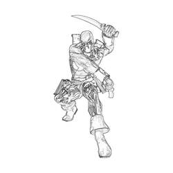 Disegno da colorare: Deadpool (Supereroi e Supercattivi) #82885 - Pagine da Colorare Stampabili Gratuite