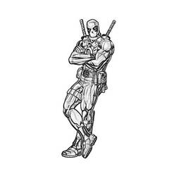 Disegno da colorare: Deadpool (Supereroi e Supercattivi) #82894 - Pagine da Colorare Stampabili Gratuite