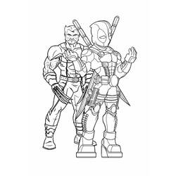 Disegno da colorare: Deadpool e Wolverine (Supereroi e Supercattivi) #219343 - Pagine da Colorare Stampabili Gratuite