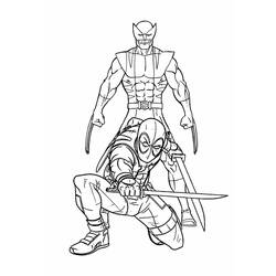Disegno da colorare: Deadpool e Wolverine (Supereroi e Supercattivi) #219351 - Pagine da Colorare Stampabili Gratuite