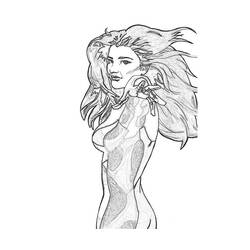 Disegno da colorare: Donna Invisibile (Supereroi e Supercattivi) #83232 - Pagine da Colorare Stampabili Gratuite