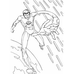 Disegno da colorare: Fantastici Quattro (Supereroi e Supercattivi) #76335 - Pagine da Colorare Stampabili Gratuite