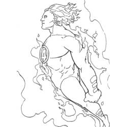 Disegno da colorare: Fantastici Quattro (Supereroi e Supercattivi) #76362 - Pagine da Colorare Stampabili Gratuite