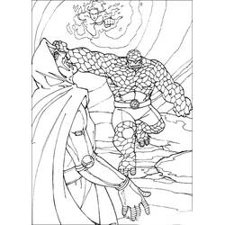 Disegno da colorare: Fantastici Quattro (Supereroi e Supercattivi) #76374 - Pagine da Colorare Stampabili Gratuite