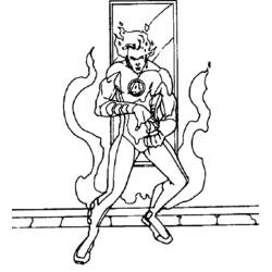 Disegno da colorare: Fantastici Quattro (Supereroi e Supercattivi) #76416 - Pagine da Colorare Stampabili Gratuite