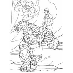 Disegno da colorare: Fantastici Quattro (Supereroi e Supercattivi) #76440 - Pagine da Colorare Stampabili Gratuite