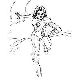 Disegno da colorare: Fantastici Quattro (Supereroi e Supercattivi) #76470 - Pagine da Colorare Stampabili Gratuite