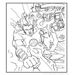 Disegno da colorare: Fantastici Quattro (Supereroi e Supercattivi) #76476 - Pagine da Colorare Stampabili Gratuite