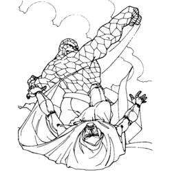 Disegno da colorare: Fantastici Quattro (Supereroi e Supercattivi) #76479 - Pagine da Colorare Stampabili Gratuite