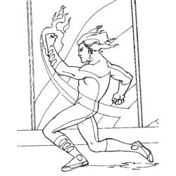 Disegno da colorare: Fantastici Quattro (Supereroi e Supercattivi) #76500 - Pagine da Colorare Stampabili Gratuite