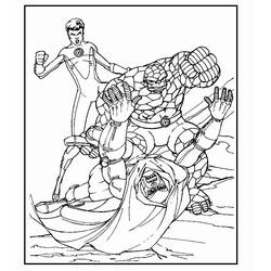 Disegno da colorare: Fantastici Quattro (Supereroi e Supercattivi) #76505 - Pagine da Colorare Stampabili Gratuite