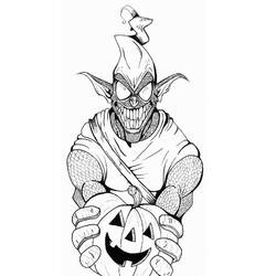 Disegno da colorare: Goblin Verde (Supereroi e Supercattivi) #214054 - Pagine da Colorare Stampabili Gratuite