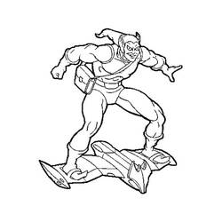 Disegno da colorare: Goblin Verde (Supereroi e Supercattivi) #214056 - Pagine da Colorare Stampabili Gratuite