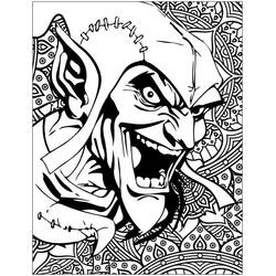 Disegno da colorare: Goblin Verde (Supereroi e Supercattivi) #214058 - Pagine da Colorare Stampabili Gratuite