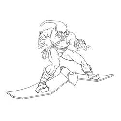 Disegno da colorare: Goblin Verde (Supereroi e Supercattivi) #214059 - Pagine da Colorare Stampabili Gratuite